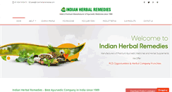 Desktop Screenshot of indianherbalremedies.com